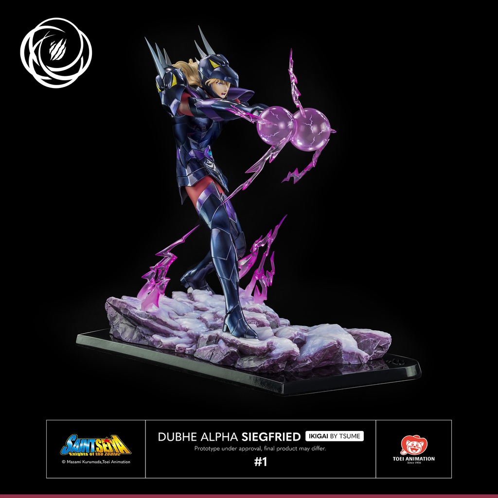 Tsume art Figurine Ikigai En Résine Saint Seiya Dubhe Alpha Siegfried  Violet