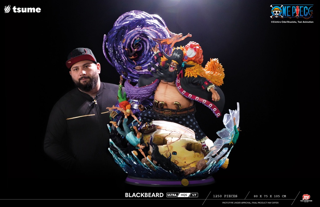 Figurine One Piece - Black Beard - Ultra HQS (Tsume)