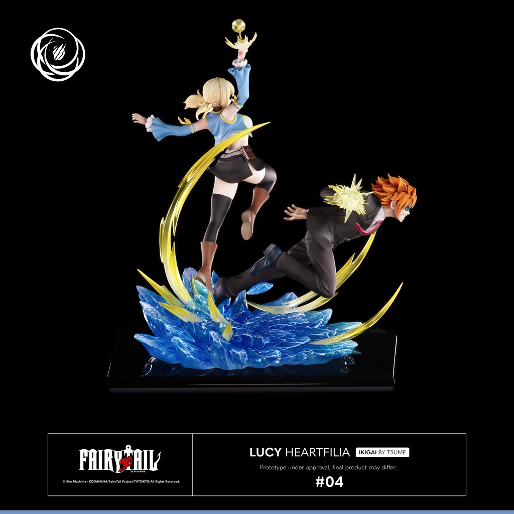 FAIRY TAIL statue Ikigai by Tsume Lucie Heartfilia résine 41 cm