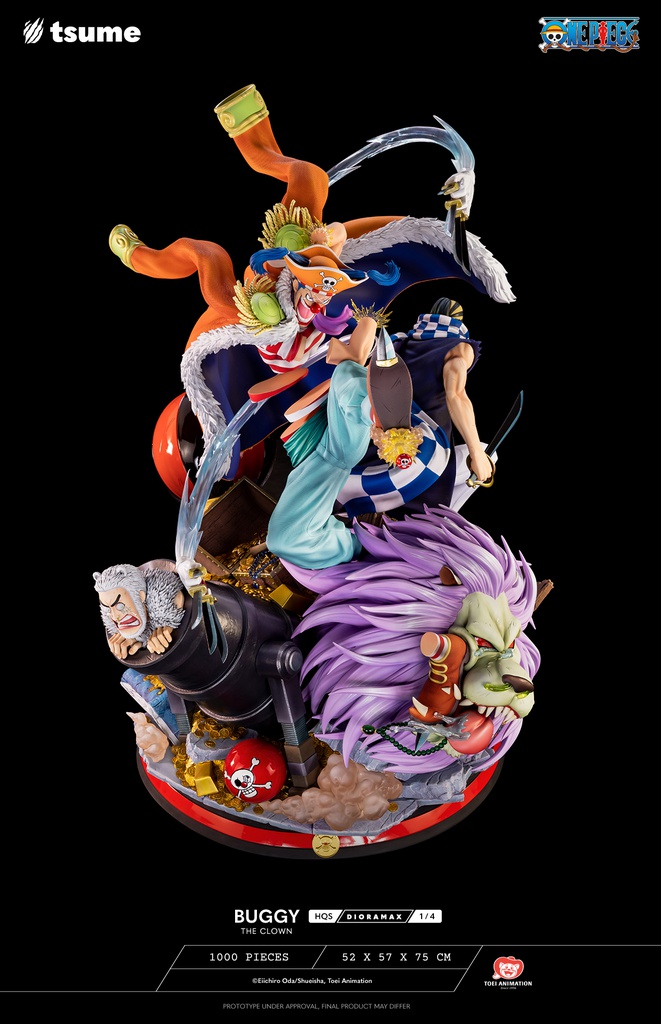 One Piece : Buggy The Clown - HQS Dioramax 1/4 One Piece : Buggy The Clown - HQS Dioramax 1/4