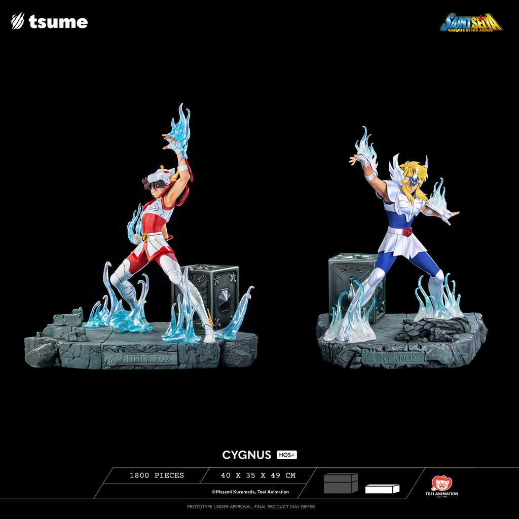 Figurine Tsume HQS+ Hyoga du Cygne - Saint Seiya