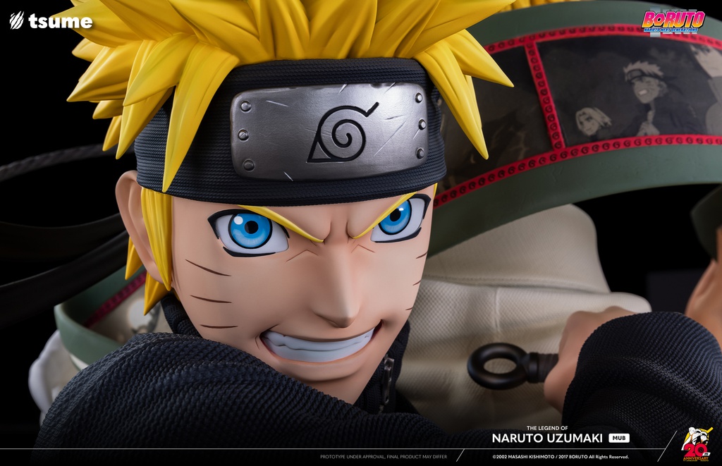 Estátua Naruto Uzumaki Naruto Clássico 23 cm - Anime Mangá - MKP